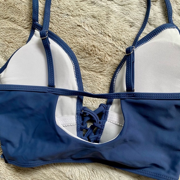 SHEIN Blue/Floral Swim Set - Picture 8 of 8